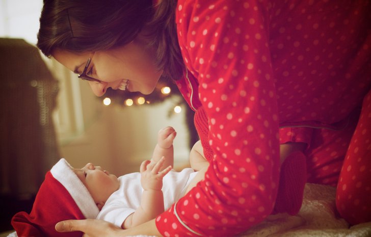 Chatting together at Christmas