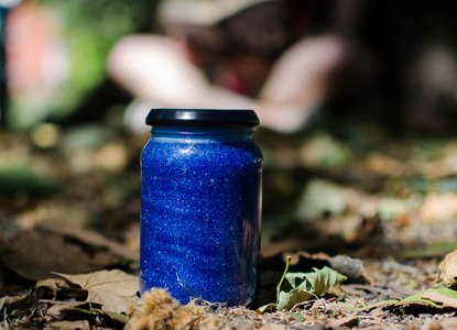 Calm down glitter jar