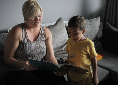 Reading books with your child