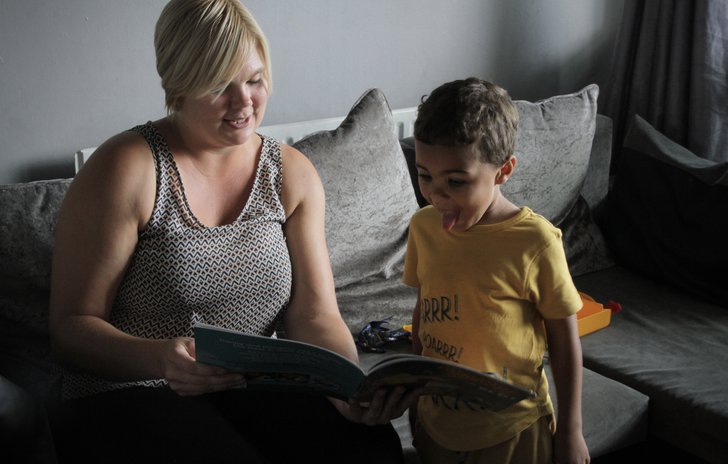 Reading books with your child