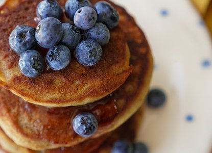 blueberry pancakes