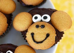 Monkey cupcakes